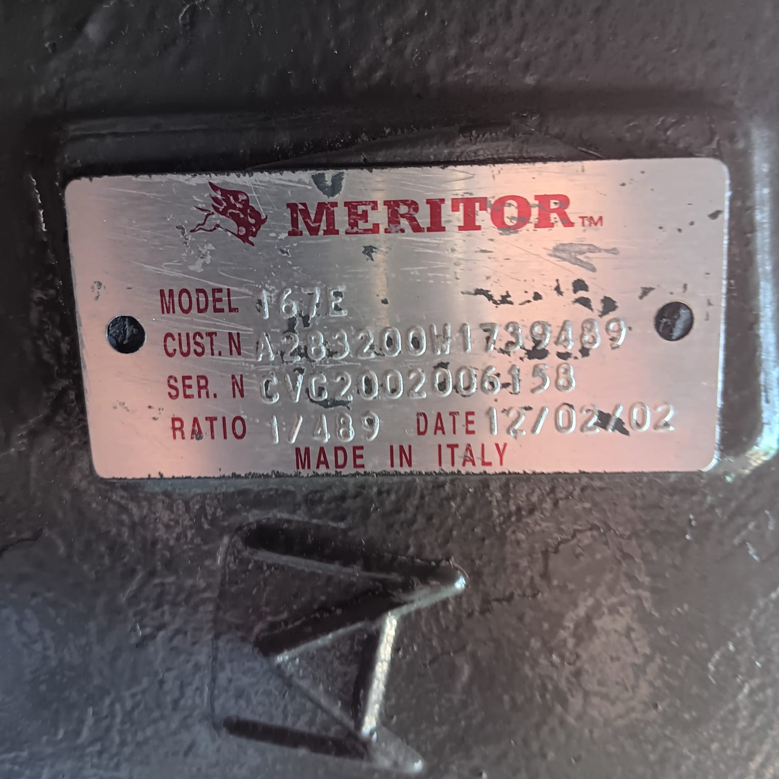 Diferencial Meritor 167E