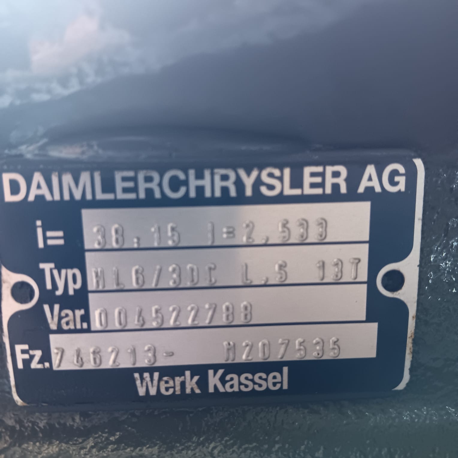 Diferencial Mercedes HL6