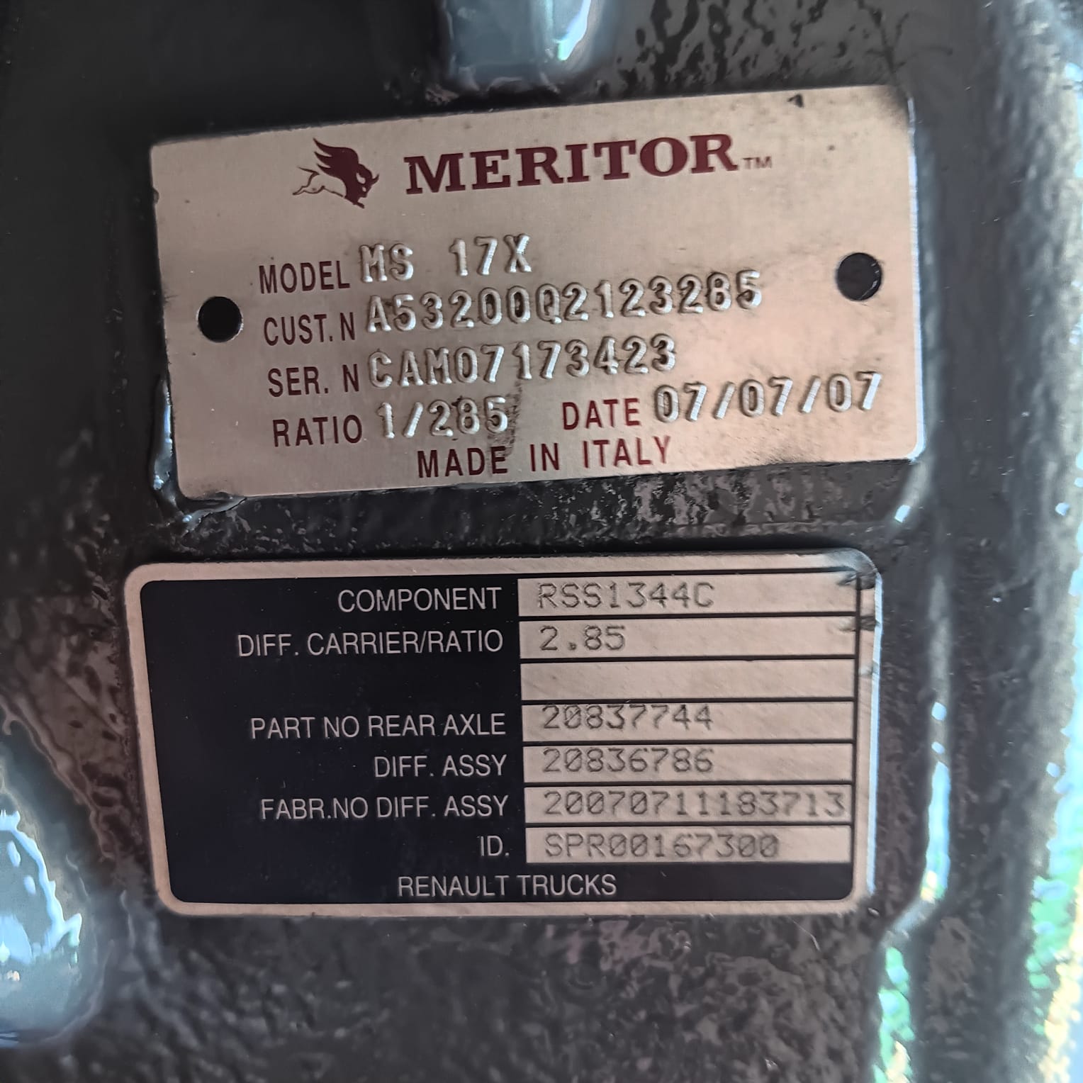 Diferencial MS17X