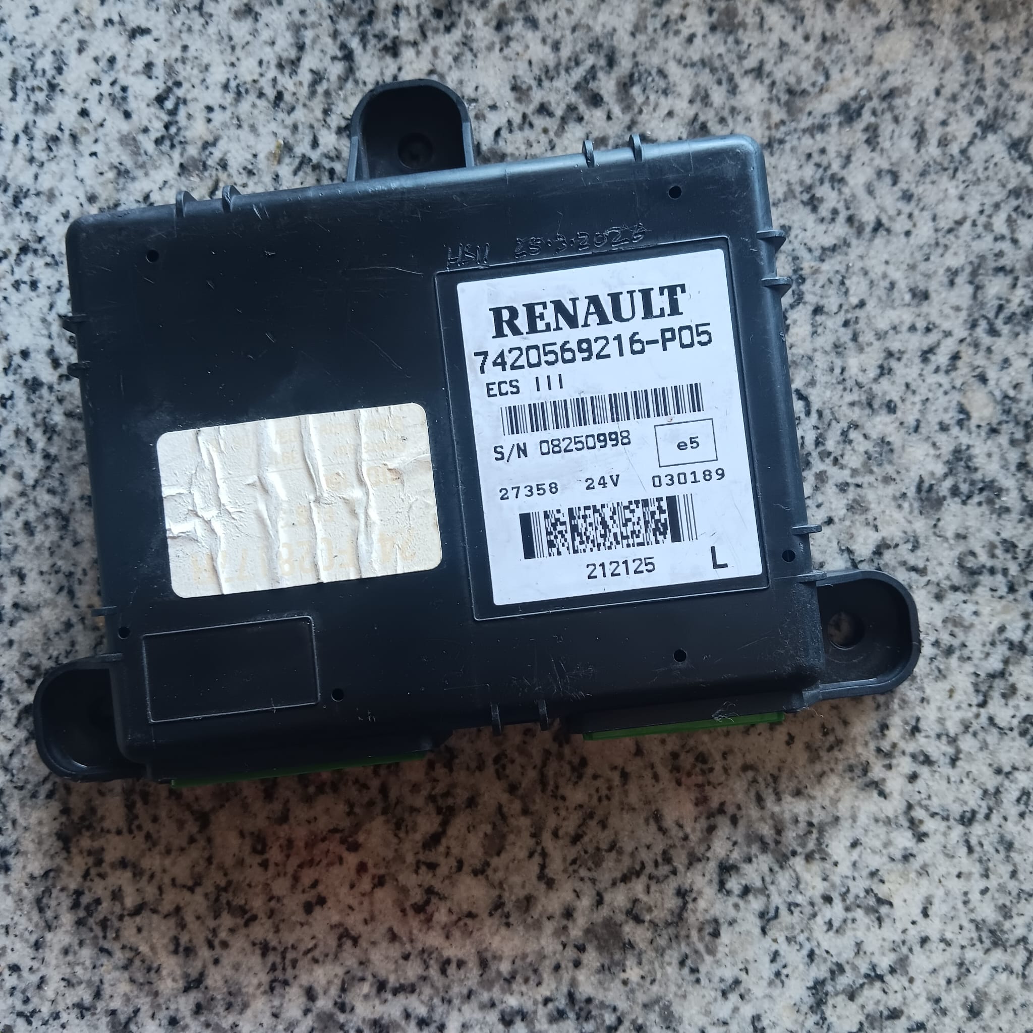 Centralina ECS Renault
